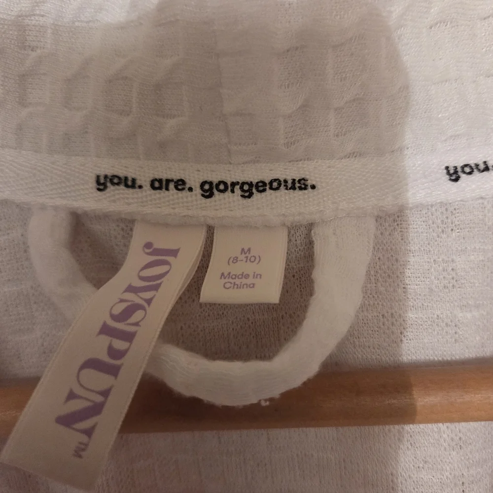 Joyspun Women's White Robe - Picture 2 of 5